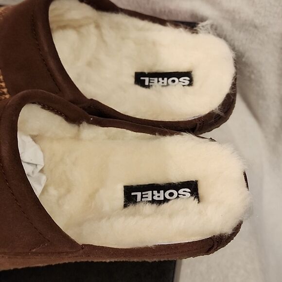 Sorel men's Falcon Ridge ll Scruff slippers size 8 NIB - Picture 3 of 6